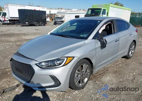 2017 Hyundai Elantra Limited z USA, uszkodzony, nr VIN KMHD84LF8HU223906